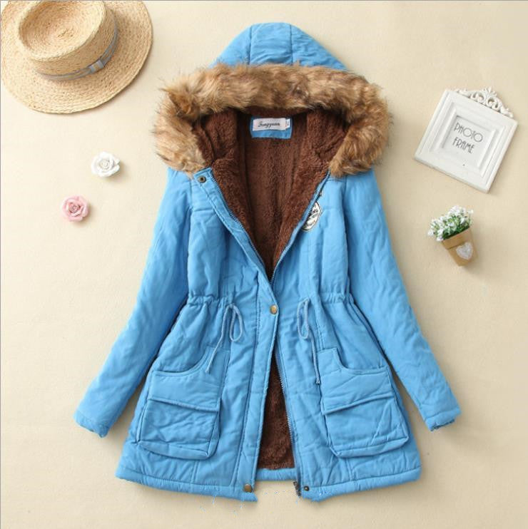 Women's Hooded Winter Jacket, Fashion Warm Coat