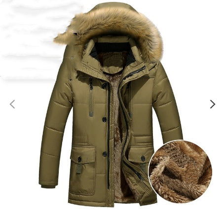 Men's Hooded Down Parka, Winter Jacket