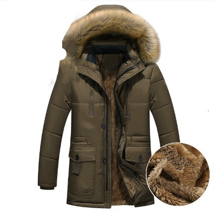 Men's Hooded Down Parka, Winter Jacket