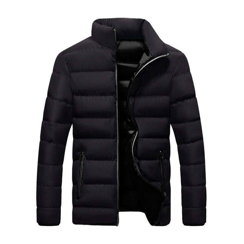 Men's Winter Slim Fit Cotton Jacket, Thickened Coat