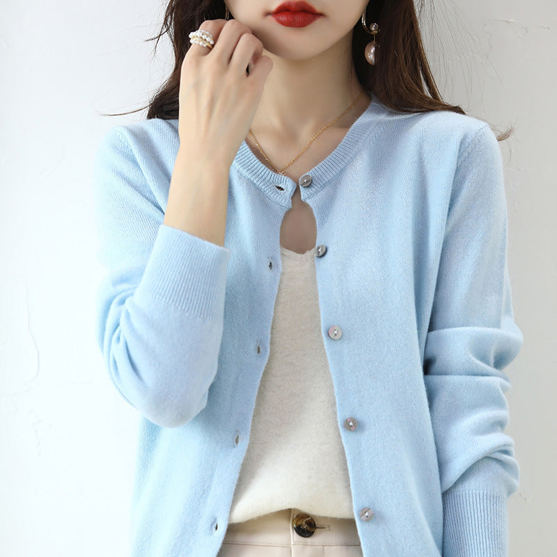 Women's Short Knit Cardigan Sweater