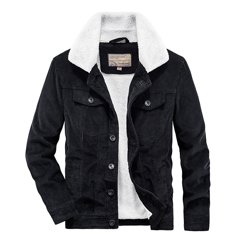 Men's Winter Corduroy Cotton-Padded Jacket