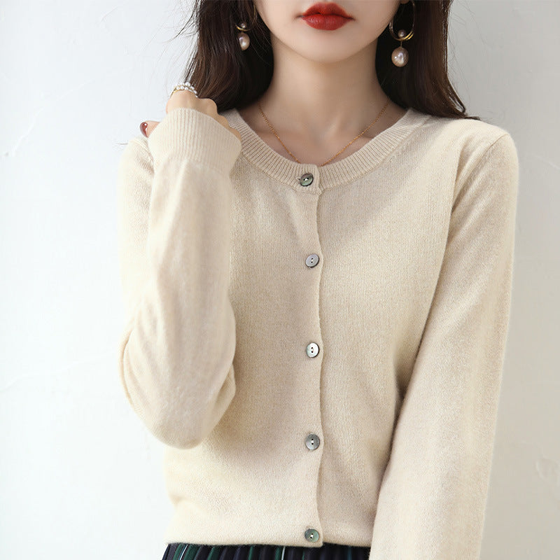 Women's Short Knit Cardigan Sweater