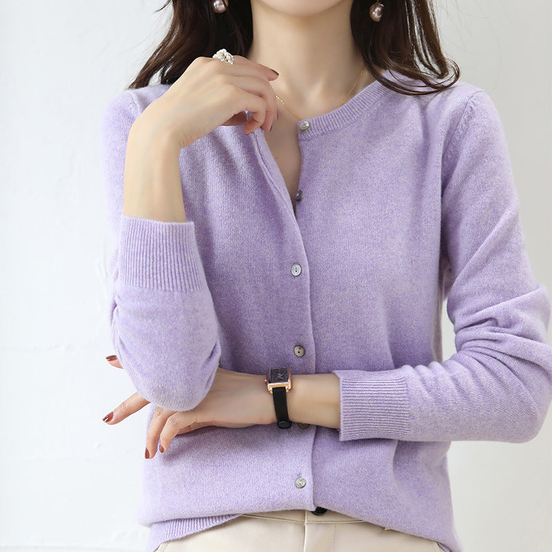 Women's Short Knit Cardigan Sweater